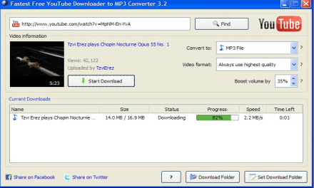 download youtube to mp3 software for pc